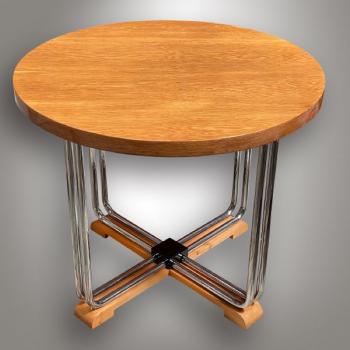 Coffee Table - solid beech, oak veneer - Robert Slezk - 1930