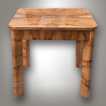 Coffee Table - solid walnut wood, French polish - 1930