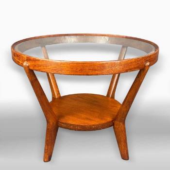 Coffee Table - solid oak, oak veneer - Antonn Kropek, Karel Koelka (1909-1992) - 1945
